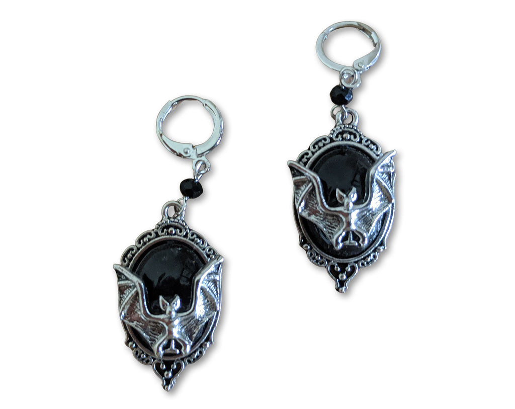 "Lainie" Flying Bat Dangle Earrings
