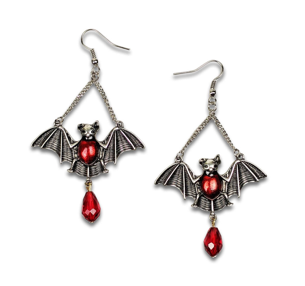 "Marlowe" Bat Earrings