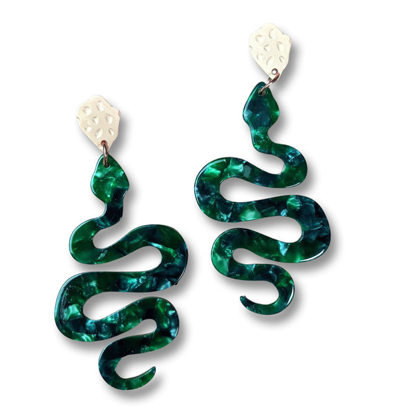 "Sefarina" Snake Earrings