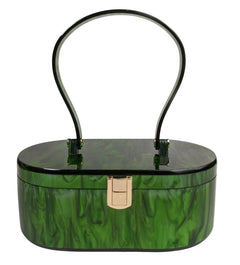"Emma" Acrylic Purse - Green