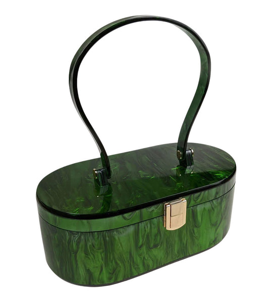 "Emma" Acrylic Purse - Green