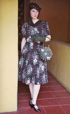 "Vivienne" Hexagon Spider Web Bag