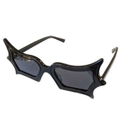 "Lorna" Black Bat Wing Sunglasses width=100 