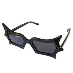 "Lorna" Black Bat Wing Sunglasses