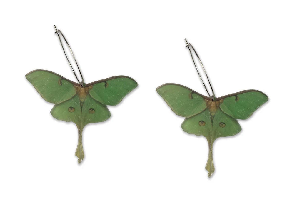 "Susie" Moth Earrings