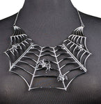 "Trista" Spiderweb Necklace