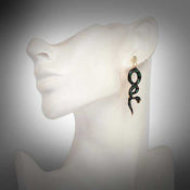 "Portia" Snake Earrings width=100 
