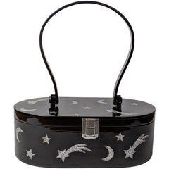 "Emma" Acrylic Purse - Black