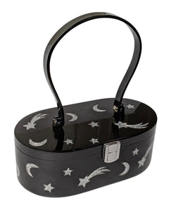 "Emma" Acrylic Purse - Black