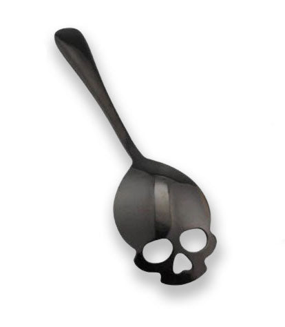 "Skully" Black Skull Teaspoon