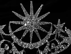 "Calista" Moon and Stars Tiara width=100 