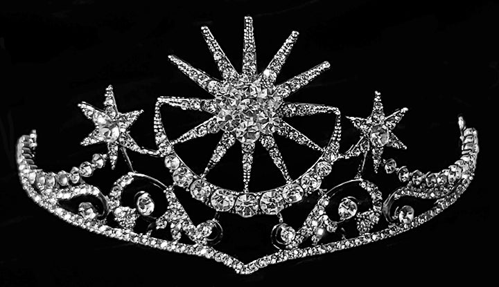 "Calista" Moon and Stars Tiara