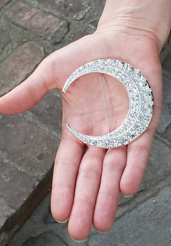 "Aurelia" Moon Statement Brooch