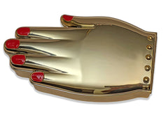 "Delia" Hand Purse - Golden