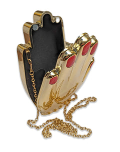 "Delia" Hand Purse - Golden