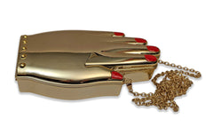 "Delia" Hand Purse - Golden