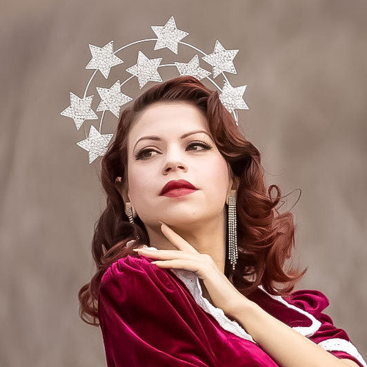 "Celesta" Starburst Halo Crown