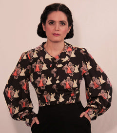 "Ava" Bishop Sleeve Blouse