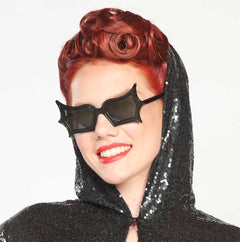 "Lorna" Black Bat Wing Sunglasses