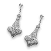 "Lana" Art Deco Earrings width=100 