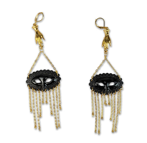 "Maschera" Mask Earrings
