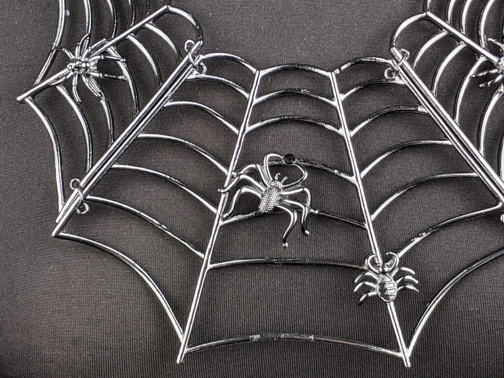 "Trista" Spiderweb Necklace
