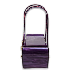 "Cairo" Acrylic Purple Bag