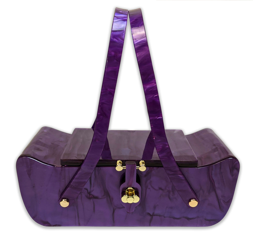 "Cairo" Acrylic Purple Bag