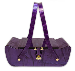 "Cairo" Acrylic Purple Bag