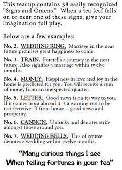"Natalie" Fortune Telling Cup