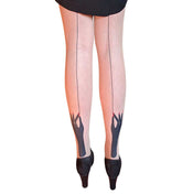 "Blair" 1950's Style Pantyhose width=100 